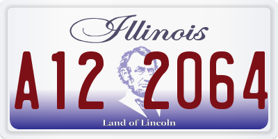 IL license plate A122064