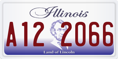 IL license plate A122066