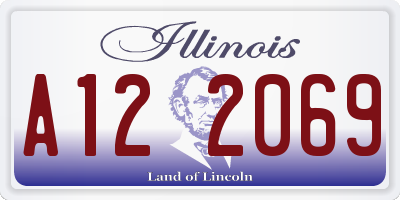 IL license plate A122069