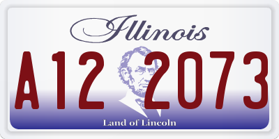 IL license plate A122073