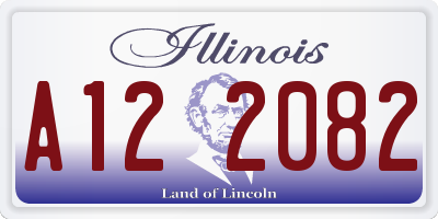 IL license plate A122082