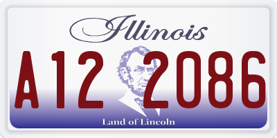 IL license plate A122086
