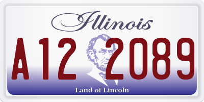 IL license plate A122089