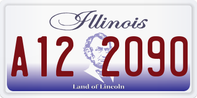 IL license plate A122090
