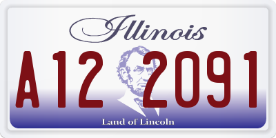 IL license plate A122091
