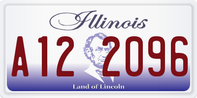 IL license plate A122096
