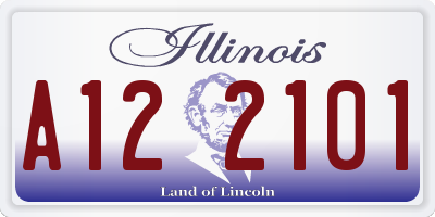 IL license plate A122101
