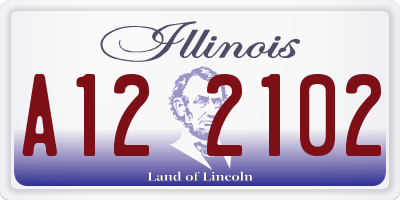 IL license plate A122102