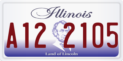 IL license plate A122105