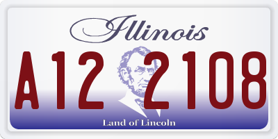 IL license plate A122108