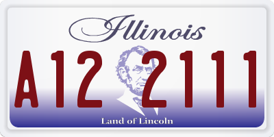 IL license plate A122111