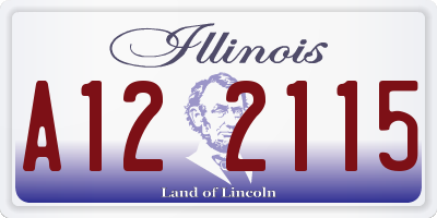 IL license plate A122115