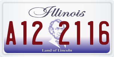 IL license plate A122116