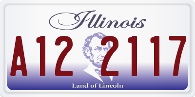 IL license plate A122117