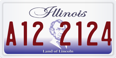 IL license plate A122124
