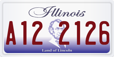 IL license plate A122126