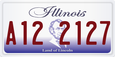 IL license plate A122127