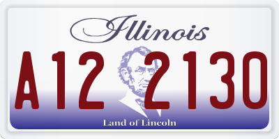 IL license plate A122130