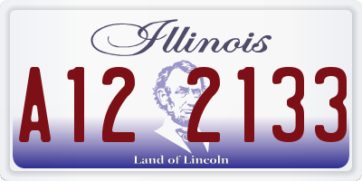IL license plate A122133