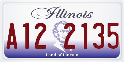 IL license plate A122135