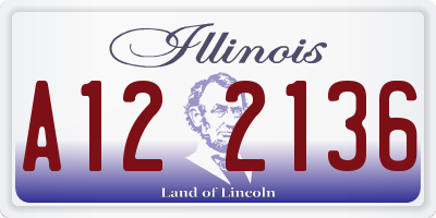 IL license plate A122136