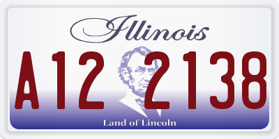 IL license plate A122138