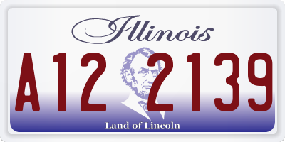 IL license plate A122139