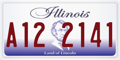 IL license plate A122141