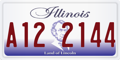IL license plate A122144