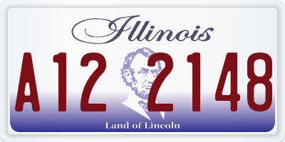 IL license plate A122148
