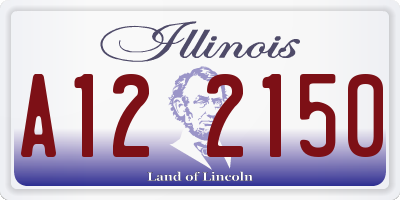 IL license plate A122150
