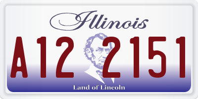 IL license plate A122151