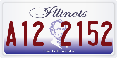 IL license plate A122152