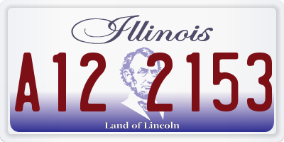 IL license plate A122153