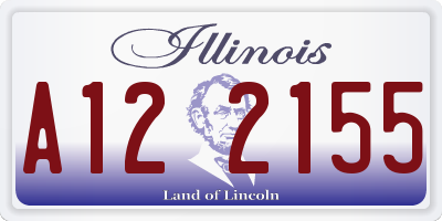 IL license plate A122155