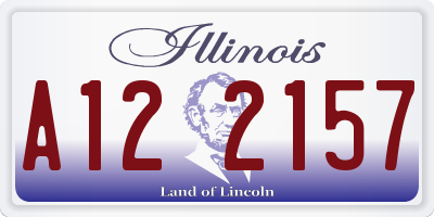 IL license plate A122157