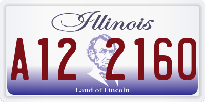 IL license plate A122160