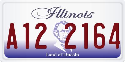 IL license plate A122164