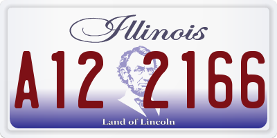 IL license plate A122166