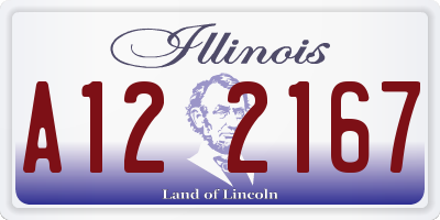 IL license plate A122167