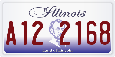 IL license plate A122168