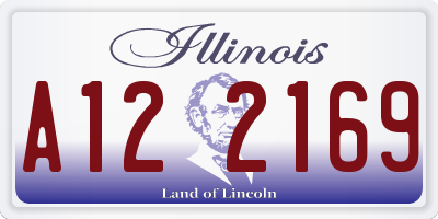 IL license plate A122169