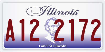 IL license plate A122172