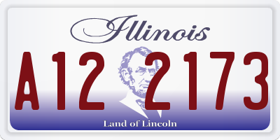 IL license plate A122173