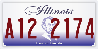 IL license plate A122174