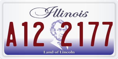IL license plate A122177