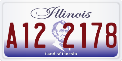 IL license plate A122178