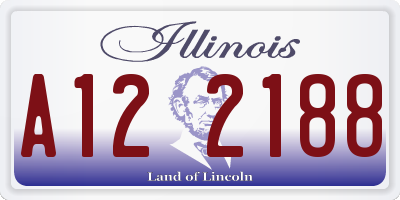 IL license plate A122188