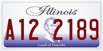 IL license plate A122189