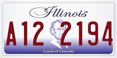 IL license plate A122194
